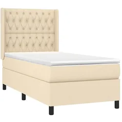 vidaXL, Boxspringbett, Alexandria (Knopfheftung Design) (90 x 200 cm)