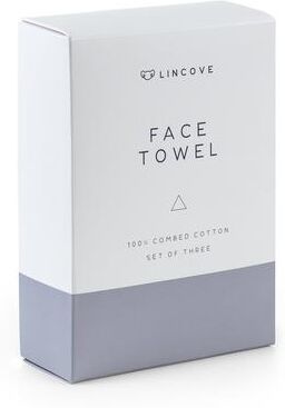 "Lincove Luxury Face Towel Set - 100% Cotton, Highly Absorbent & Eco-Friendly - 12""x19.5"" - 12 x 19.5 in"
