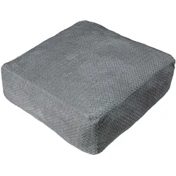 Bodenkissen Zickzack Grau ca. 60x60x20cm