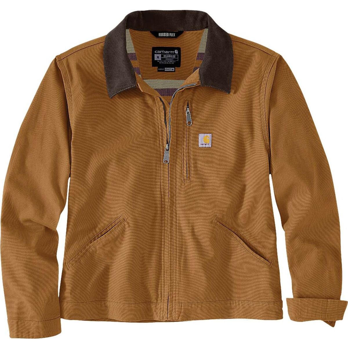 Carhartt Iconic Crawford Detroit Jacket carhartt brown (BRN) XL REG 106208-BRNXLREG