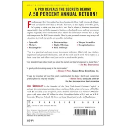 You Can Be a Stock Market Genius, Fachbücher von Joel Greenblatt