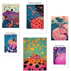 POSTER Set Mit 6 Kusama Kürbis A3 & A4 Rahmenlos