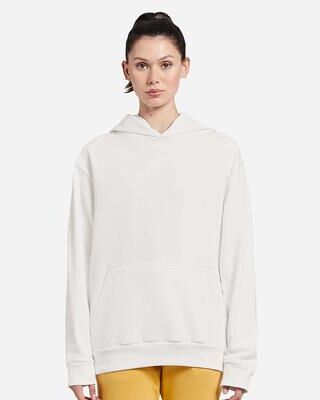 Lane Seven LS16001 Urban Pullover Hooded Sweatshirt in White Pfd size Large   Cotton/Polyester Blend