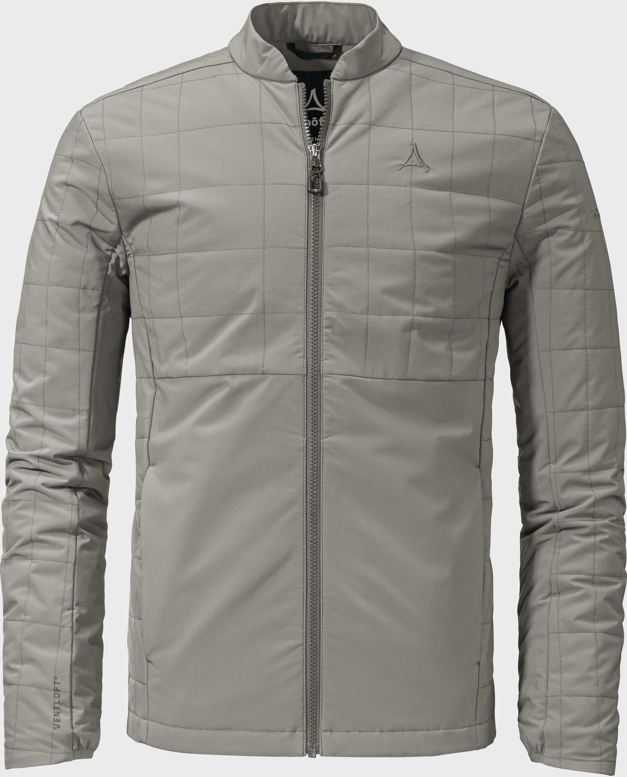 Funktionsjacke SCHÖFFEL "Insulation Jacket Bozen M", Herren, Gr. 56, grau (9260, grau), Oberstoff: 90% Polyester 10% Elasthan Futter: 90% Polyester 10% Elasthan Wattierung: 100% Polyester, regular fit, hoch geschlossener Ausschnitt, Jacken Funktionsjacke 