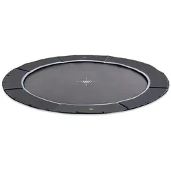 EXIT Dynamic ebenerdiges sports Trampolin ø366cm - schwarz
