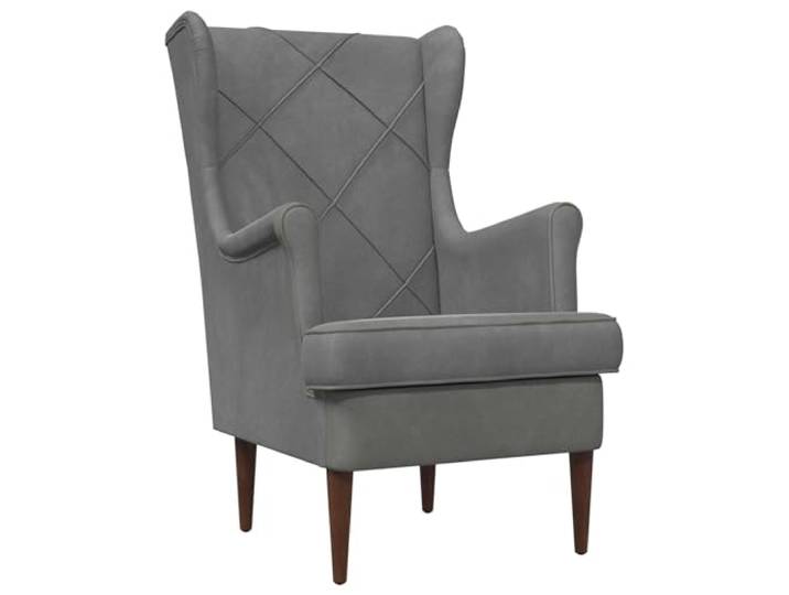 Heofavd Sessel Dunkelgrau Samt Polstersessel 65 x 79 x 100 cm