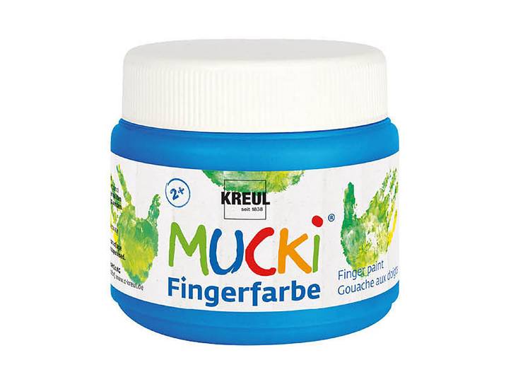 Kreul Mucki Fingerfarbe Blau 150 ml