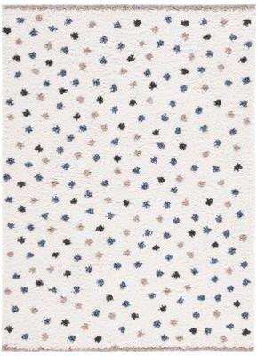 SAFAVIEH Calico Shag Inas Polka Dot 1.5-inch Thick Rug