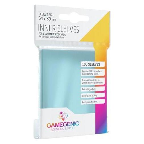 Gamegenic GGS10128ML - Verschliessbare Innenhüllen (100 Hüllen) (GGS10128ML)