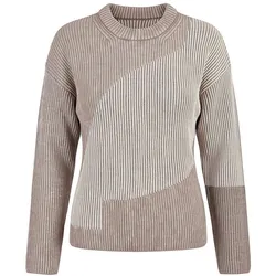 Rundhals-Pullover BASLER beige, 46