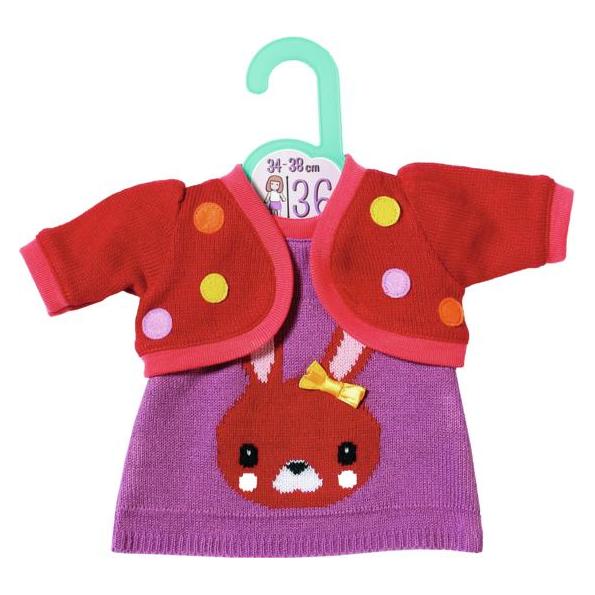 Dolly Moda Strickkleid m.Jacke, Gr.36cm (870600)