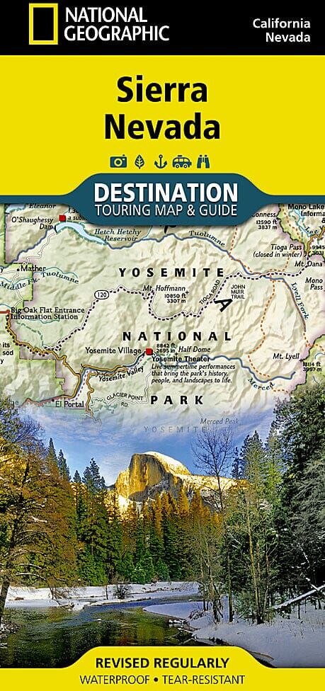 Carte de voyage - Sierra Nevada (Californie, Nevada)   National Geographic