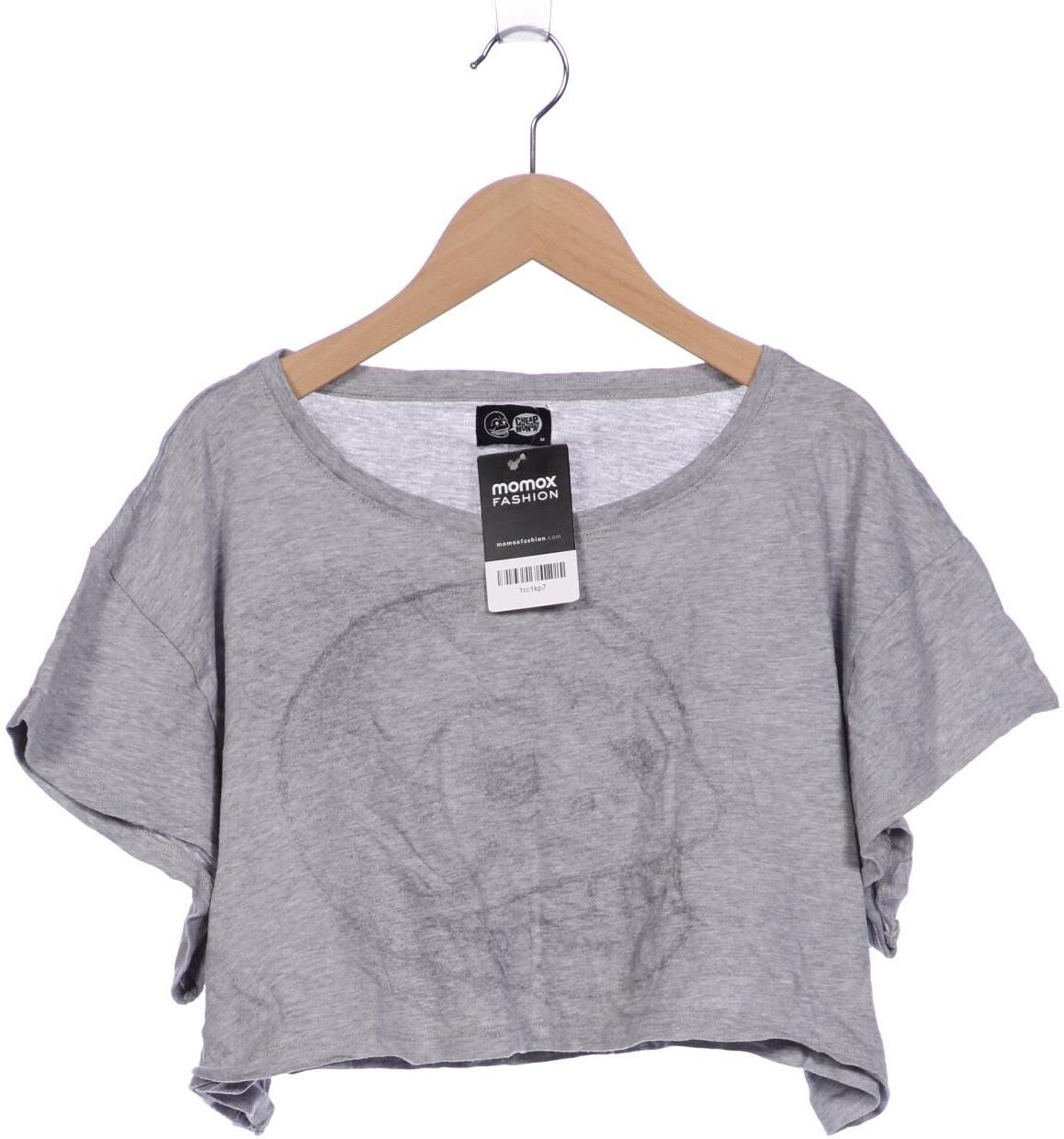 Cheap Monday Damen T-Shirt, Grau, Gr. M, Baumwolle - Second Hand