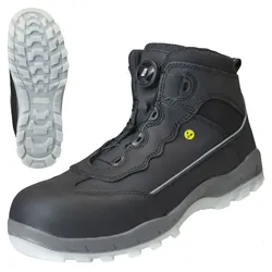 Sicherheitshochschuhe S3 SPORT STEP MID FIT - 35 - schwarz