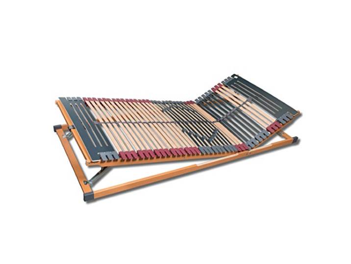 FMP 7 Zonen Lattenrost Rhodos® KF 90x190 cm 2 Stück Doppelpack Kopf- und Fußteil verstellbar fertig montiert