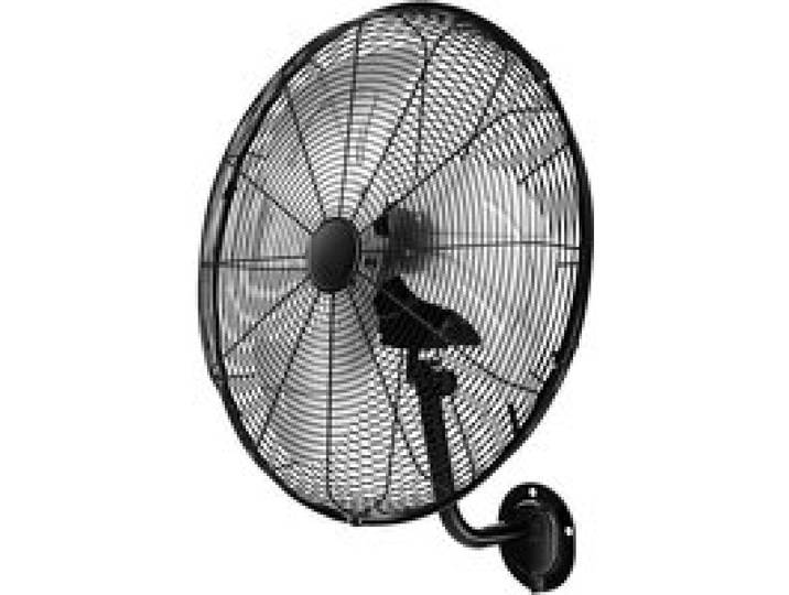 GOPLUS Ventilateur Mural Industriel avec 3 Pales Rotatives Aluminium 3 Vitesses Disponibles Trou dÉmission de Chaleur Noir