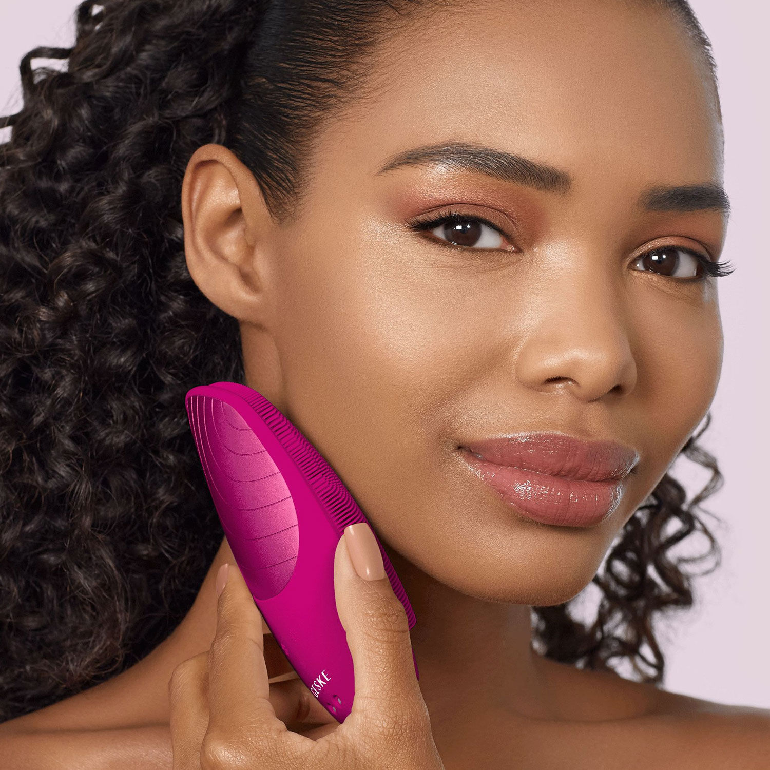 GESKE SmartAppGuided Sonic Thermo Facial Brush 6in1 Magenta