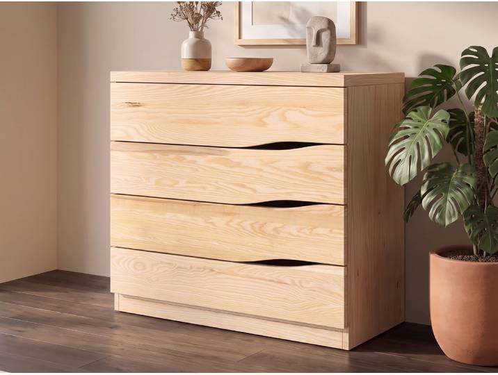 Kommode „Astrid“ Esche 100 cm Massivholz Esche