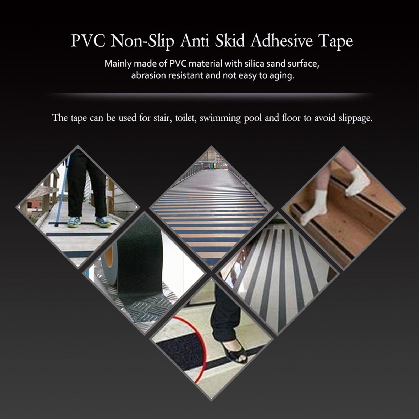 Cocosity Antislip Tape voor Traptreden en Vloeren in Verschillende Kleuren