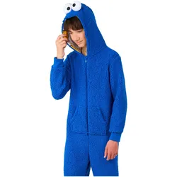 OppoSuits Krümelmonster Onesie für Kinder (104, 92, 98)