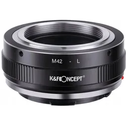 K&F Concept Kf Adapter Panasonic Sigma Leica L-mount Na Obiektyw M-42 M42 / Kf06.476 / M42-l, Objektivadapter, Schwarz