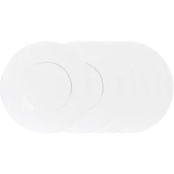 Dessertteller Zen 23 cm x6 - Weiß Rund Porzellan Table Passion
