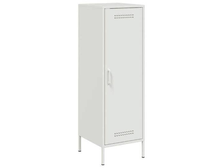 Buffet haut industriel - GKO - Blanc - Acier - 36x39x113 cm - 3 compartiments - Facile à nettoyer - Assemblage requis