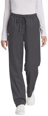 Wonderwink WW4550P Women's Petite WorkFlex Cargo Pant in Pewter size 2XLP   Polyester Blend