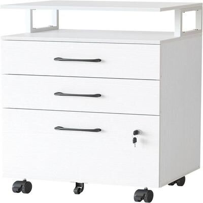 No "3-Drawer Rolling Filing Cabinet - 6.3""D x 30.12""W x 21.65""H"