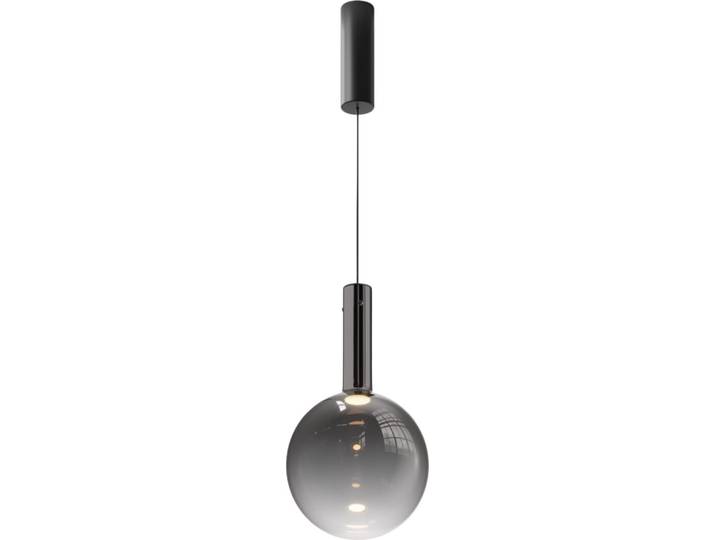 Maytoni Nebula Lampe suspendue Ø25cm noir verre fumée LED 6W lumière chaude