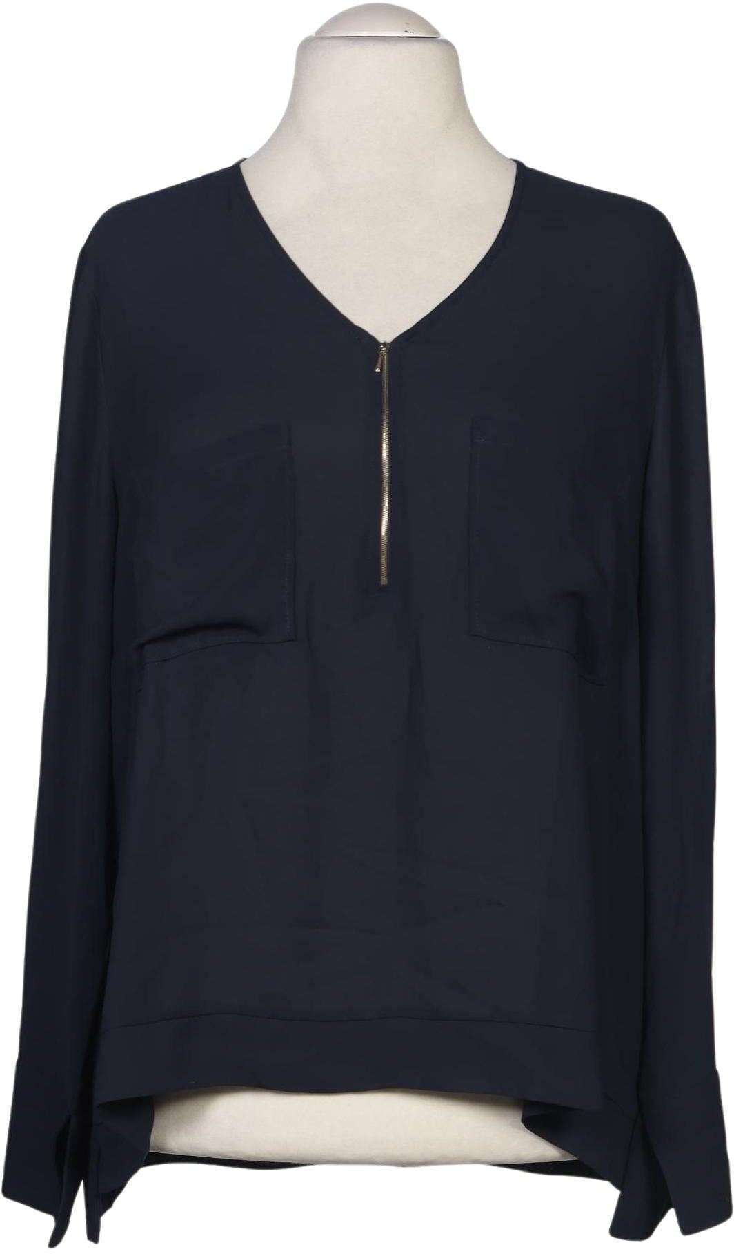 violeta by Mango Damen Bluse, Marineblau, Gr. Xxl, Synthetik - Second Hand