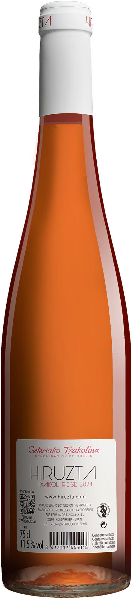 Hiruzta Rosé 2024 11.5% Vol. Roséwein Trocken aus Spanien