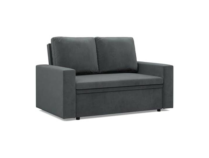 Mebligo NEO - 2-Sitzer Sofa mit Schlaffunktion, 148 x 90 x 87 cm, Dunkelgrau