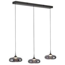 SCHÖNER WOHNEN-Kollektion LED-Pendelleuchte Posh Alu, Eisen, Stahl & Metall
