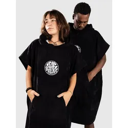 Rip Curl Logo Hooded Surf Poncho black Gr. Uni