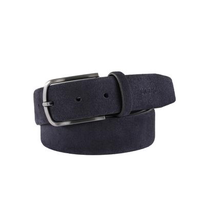 Ledergürtel JOOP, Herren, Gr. 90, schwarzblau, Rindsleder, Gürtel Ledergürtel