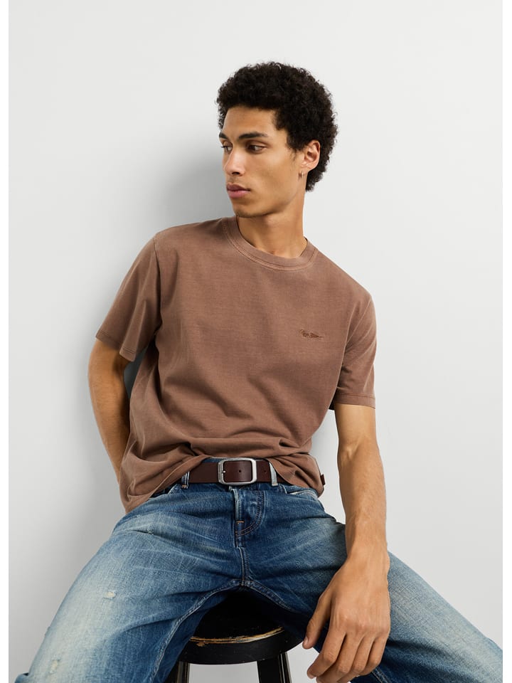 Pepe Jeans Shirt in Hellbraun - L