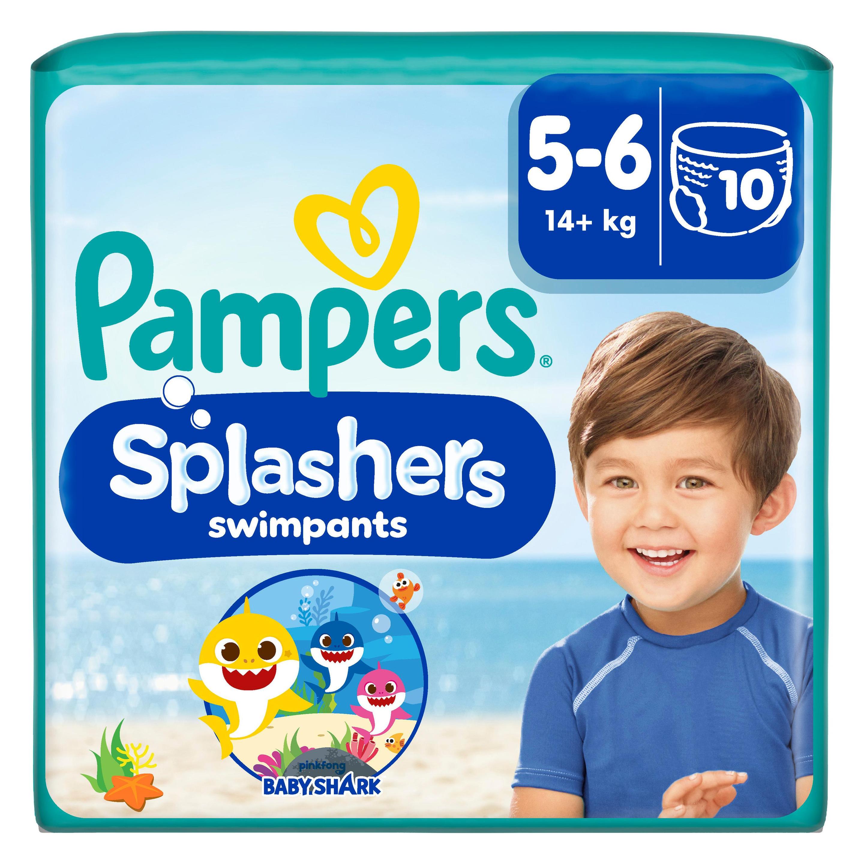 Pampers Splashers (Gr. 5, Gr. 6, 10 Stk.) (8001090728951)