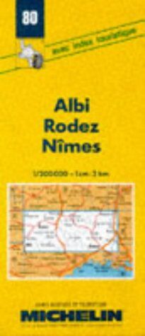 Michelin Travel Publications - Michelin Karten, Bl.80 : Albi, Rodez, Nimes (Michelin Maps) - Preis vom 10.10.2026 11:48:34 h