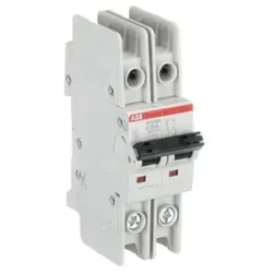 ABB SU202MR-K15 Sicherungsautomat K-Char., 10kA, 15A, 2P, RTT UL 489, Ringkabelanschluss 2CDS272347R0457