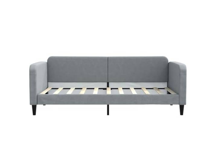 KTHLBRH Ausziehbares Schlafsofa Dunkelgrau Samt 2 Matratzen Struktur aus Holz und Metall, Lattenrost, 229 x 212,5 cm, Wohnzimmer Schlafzimmer