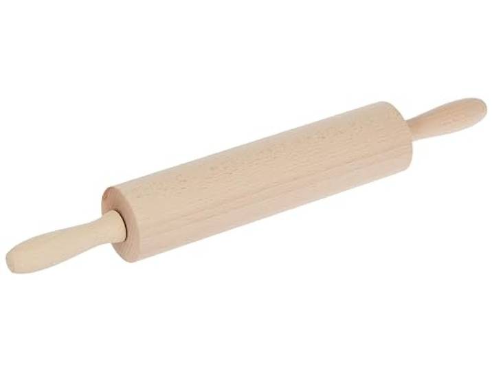 KitchenCraft Draaiende Houten Deegroller, 44 cm (17.5 )