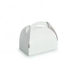 Crokus Weiße Boxen mit Griffen - 20 X 18 X 7 Cm X50 Stück -