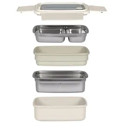 Livoo Isothermische lunch box, Lunchbox, Beige