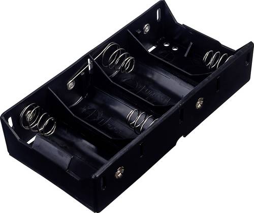 TRU COMPONENTS BH-143D Batteriehalter 4x Mono (D) Lötanschluss
