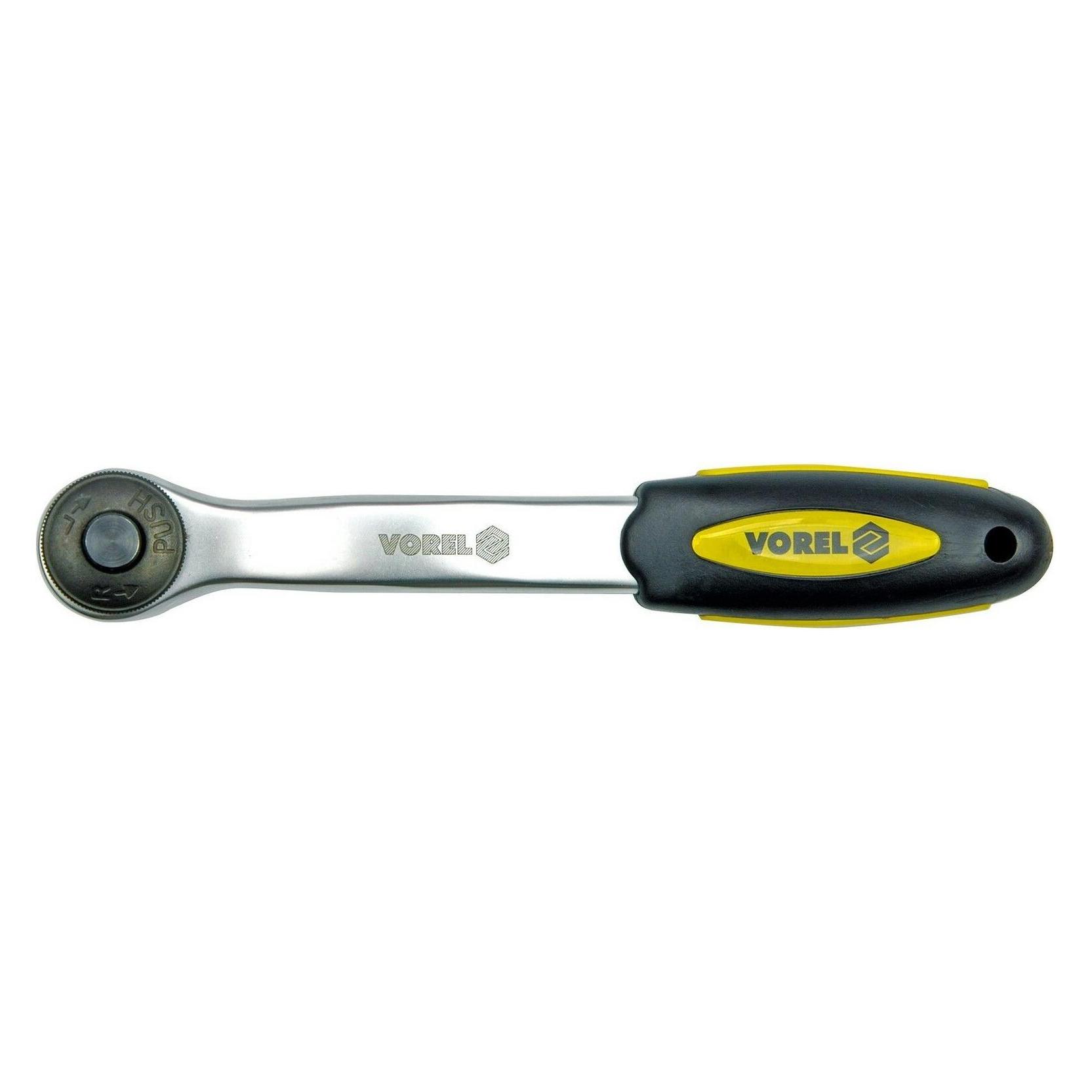 Toya Knarre 3/8 200 mm gebogen CrV 72 Zähne (3/8") (53572)