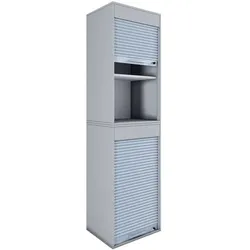 VCM Rollladenschrank »Aktos XL« grau, 50x186x40 cm