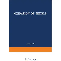 Oxidation of Metals, Fachbücher von Karl Hauffe
