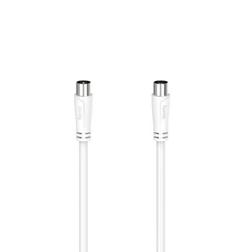 Hama 00205049 Antennen-Kabel, Koax-Stecker - Koax-Kupplung, 10,0 m, 90 dB