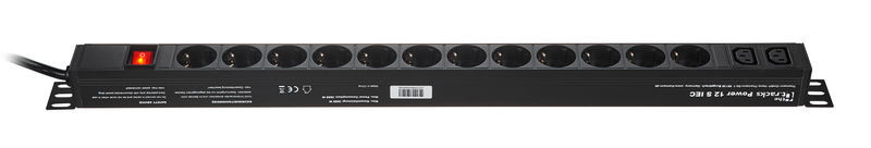 the t.racks Power 12 S IEC nero